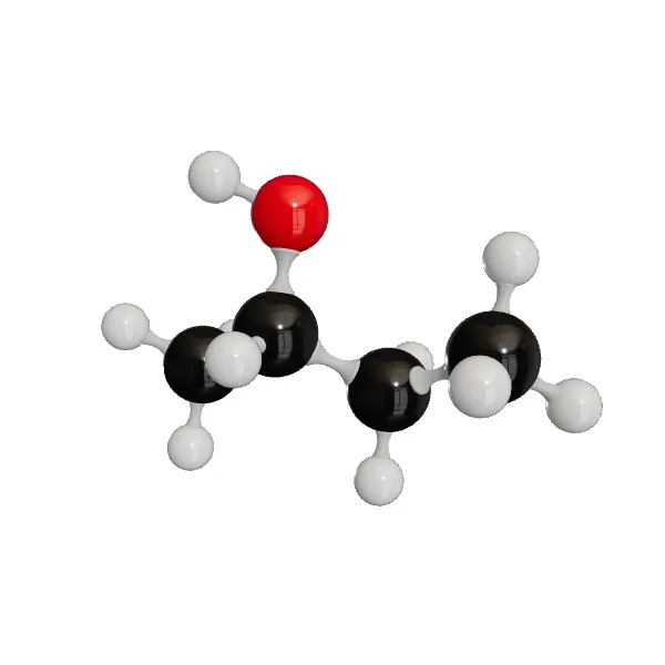 3D model of (+-)-2-Butanol