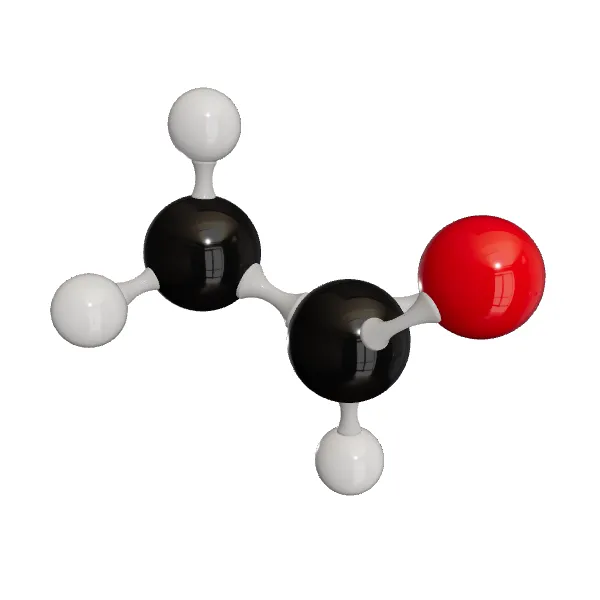 3D model of Acetaldehyde