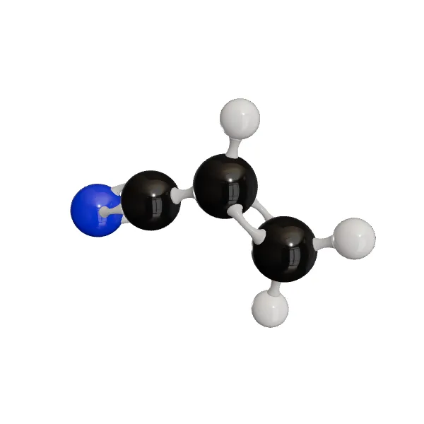 3D model of Acrylonitrile