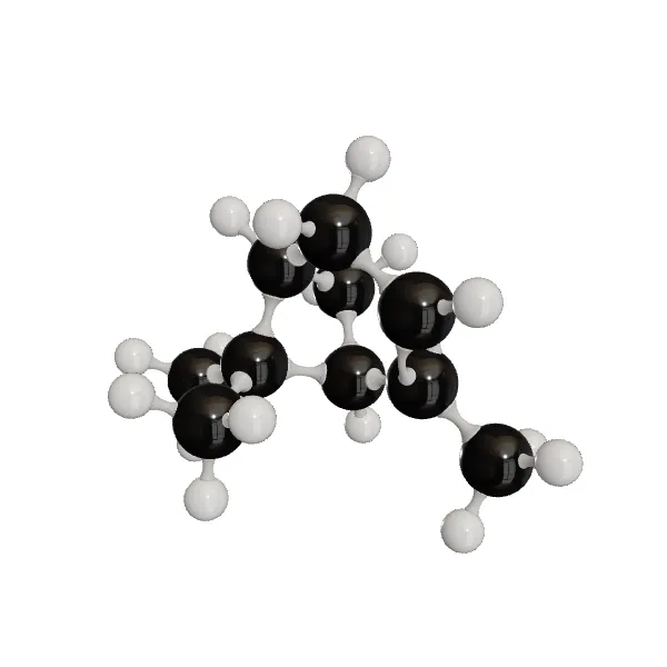 3D model of (+-)-alpha-Pinene