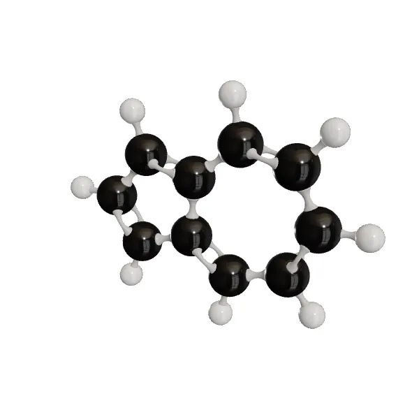 3D model of Azulene
