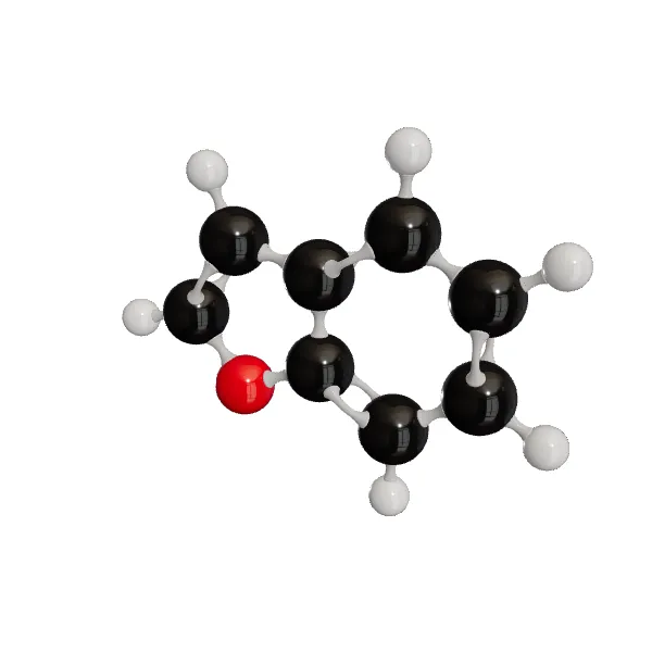 3D model of Benzofuran