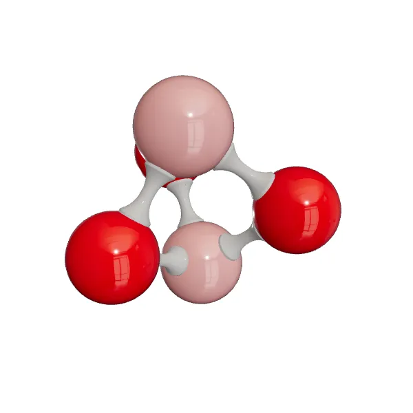 3D model of Boron oxide (B2O3)