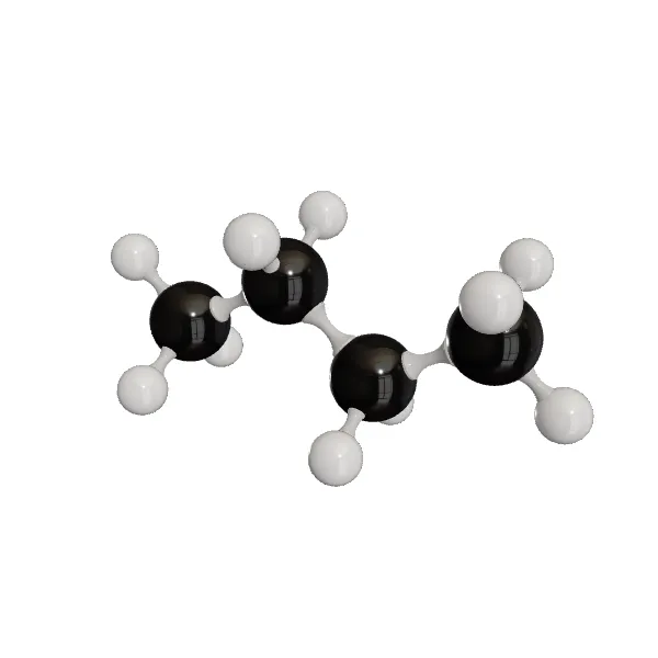 3D model of Butane