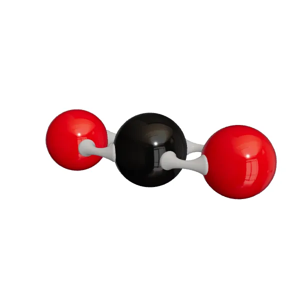 3D model of Carbon Dioxide