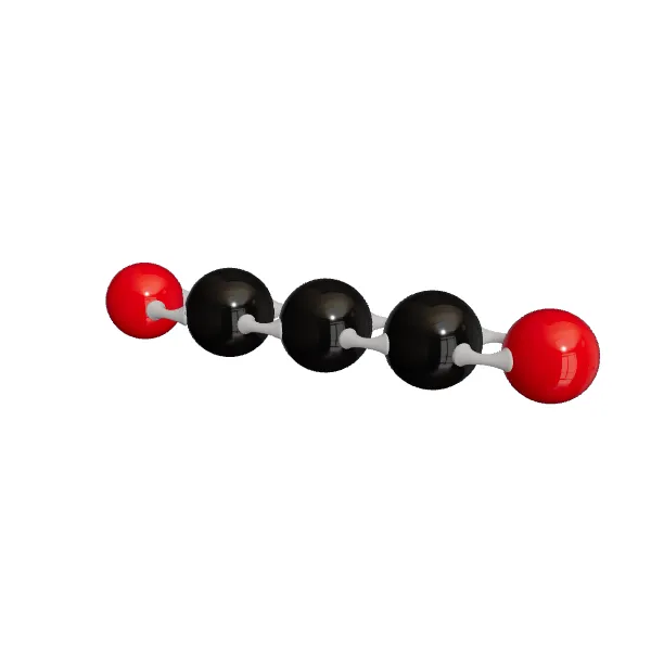 3D model of 1,2-Propadiene-1,3-dione