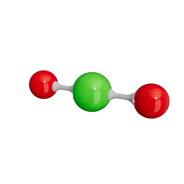 3D model of Chlorine Dioxide