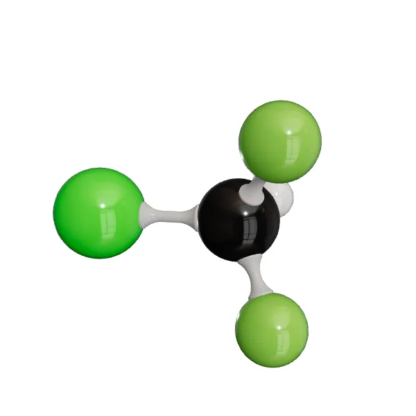 3D model of Chlorodifluoromethane