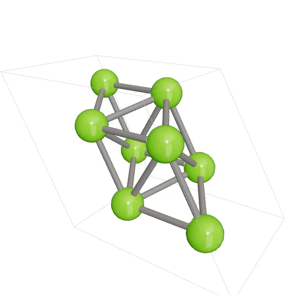 3D model of Magnesium (hcp)