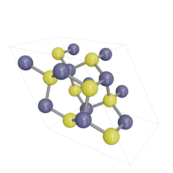 3D model of Wurtzite (ZnS)
