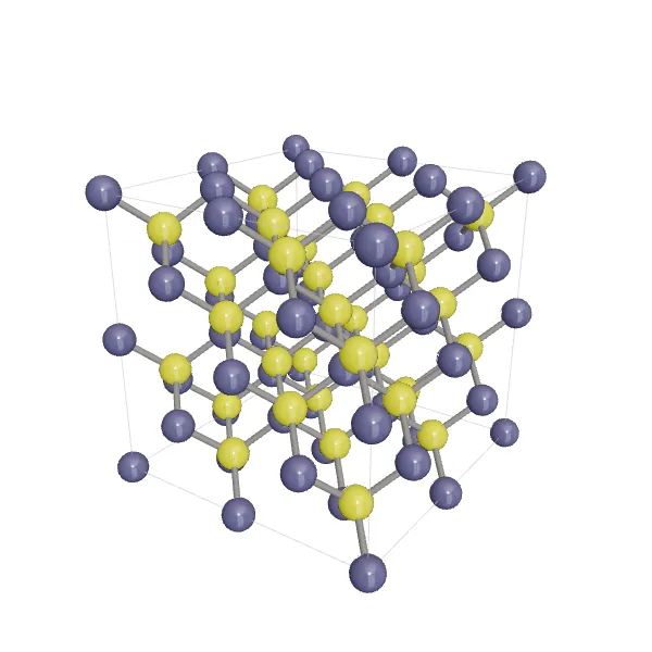 3D model of Zincblende (ZnS)