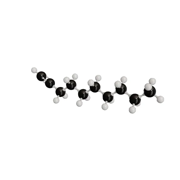3D model of 1-Decyne