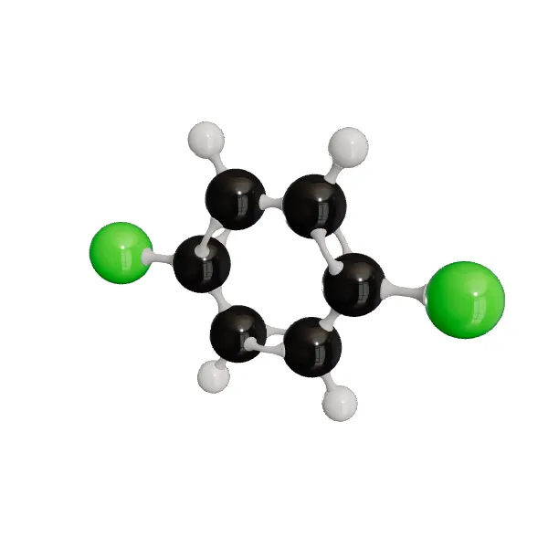 3D model of 1,4-Dichlorobenzene