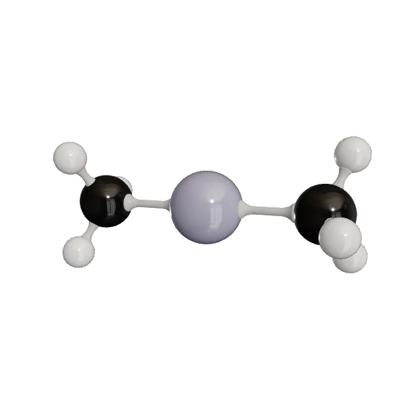 3D model of Dimethylmercury