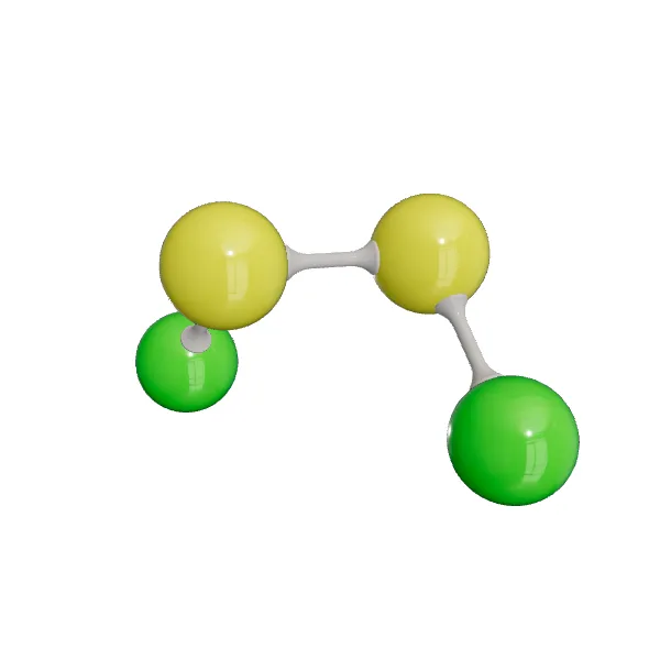 3D model of Sulfur monochloride