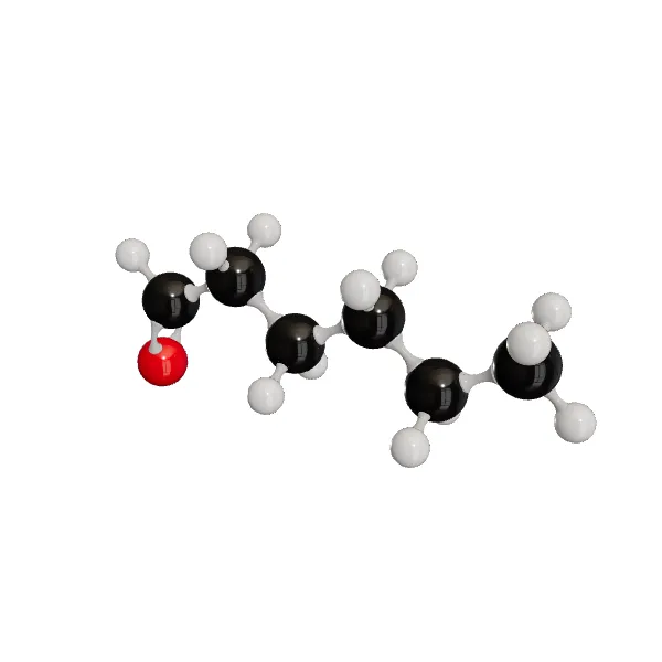 3D model of Hexanal
