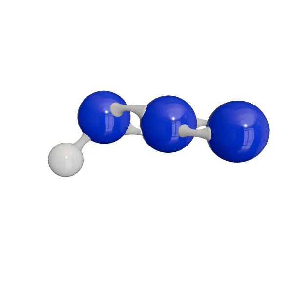 3D model of Hydrazoic acid
