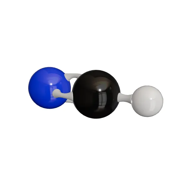 3D model of Hydrogen Cyanide