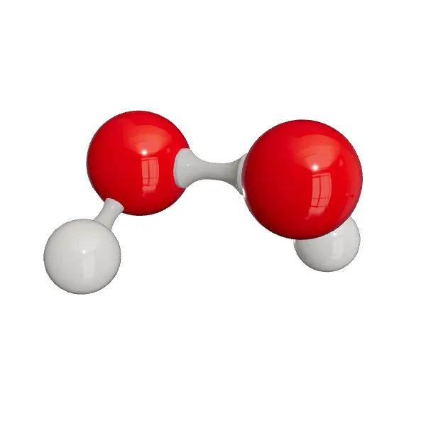 3D model of Hydrogen Peroxide