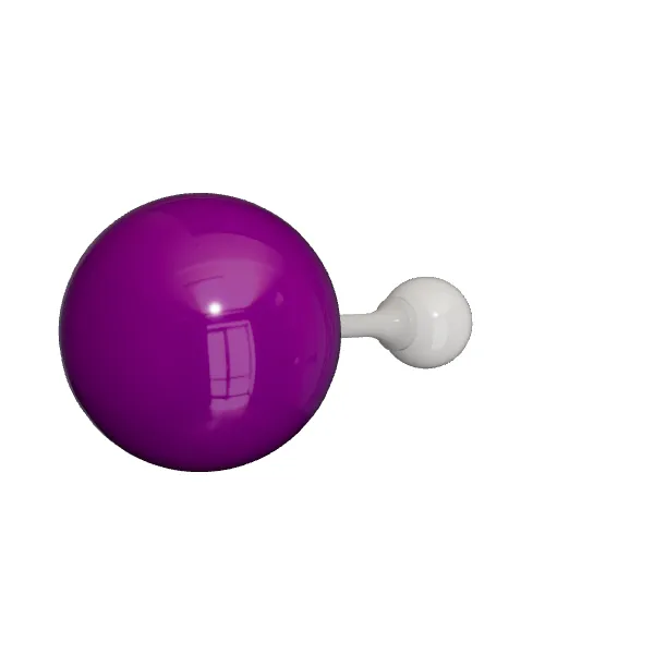 3D model of Hydrogen iodide