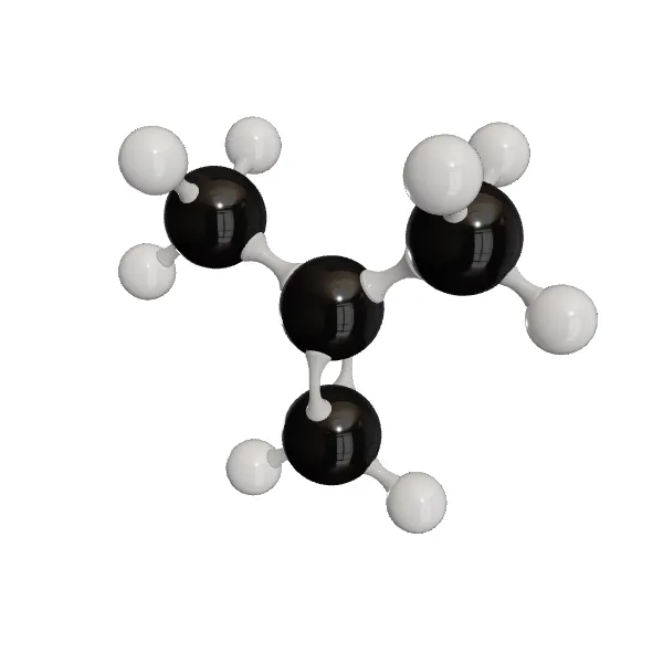 3D model of Isobutylene