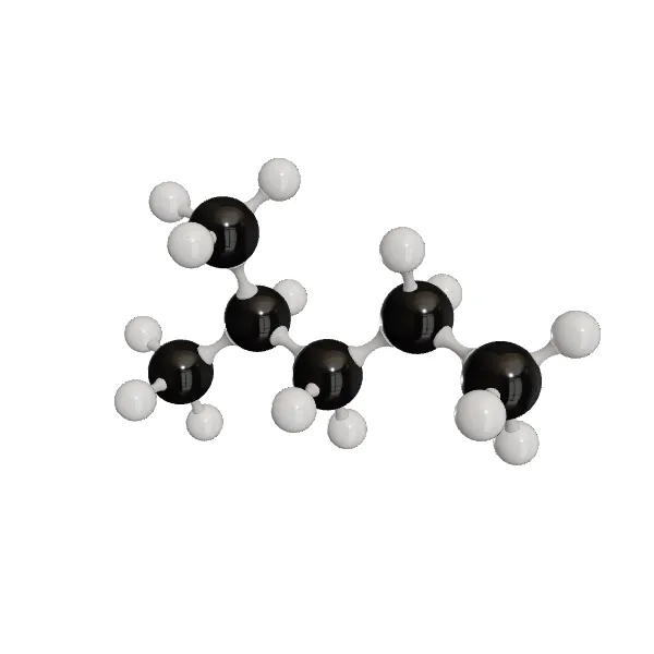 3D model of 2-Methylpentane