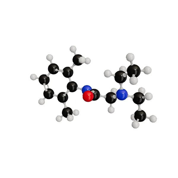 3D model of Lidocaine