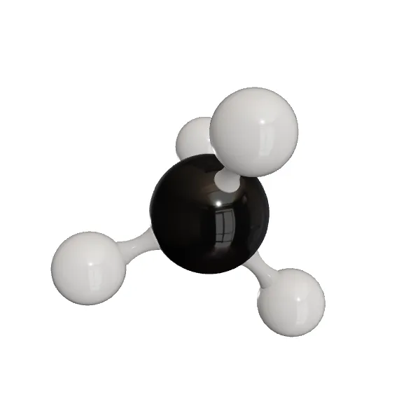 3D model of Methane