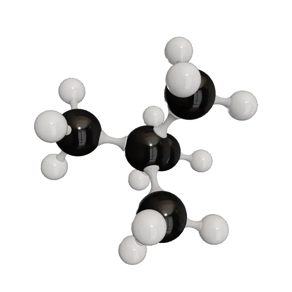 3D model of Neopentane
