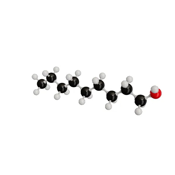 3D model of 1-Nonanol