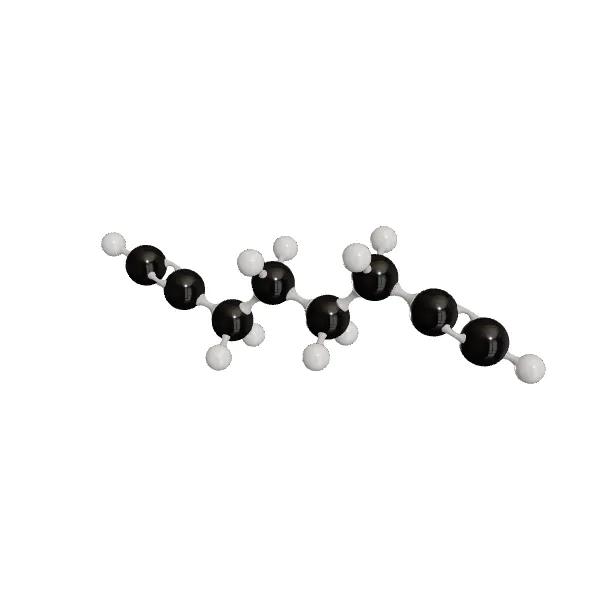 3D model of 1,7-Octadiyne