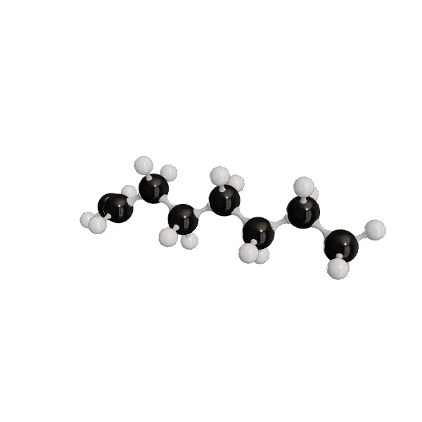 3D model of 1-Octene