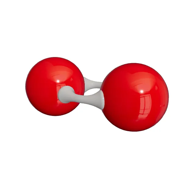 3D model of Oxygen