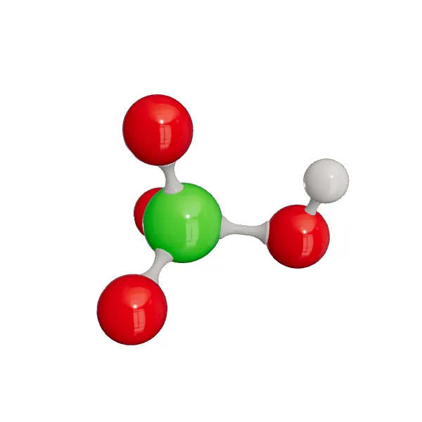 3D model of Perchloric Acid