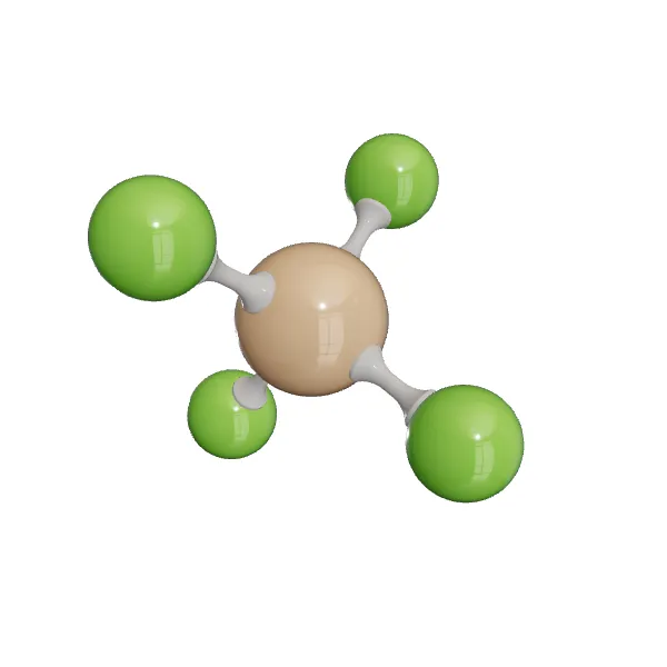 3D model of Silicon tetrafluoride