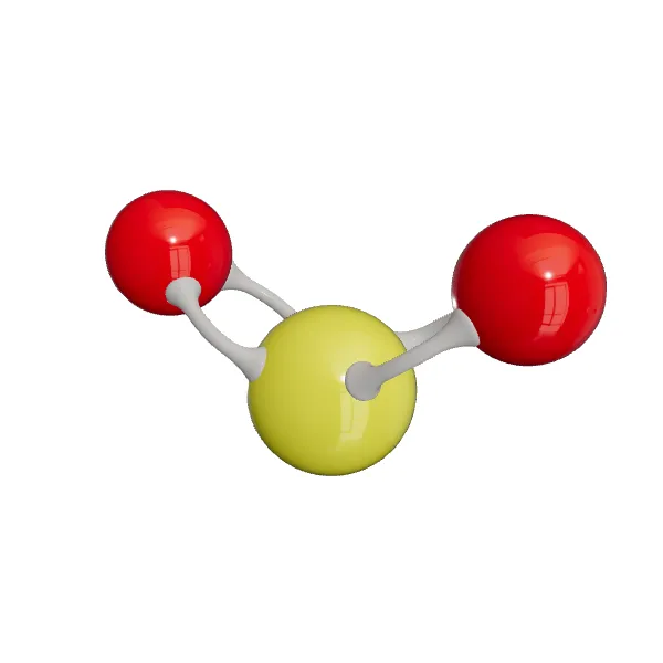 3D model of Sulfur Dioxide
