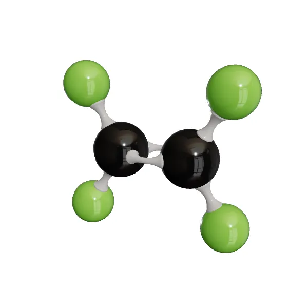 3D model of Tetrafluoroethylene