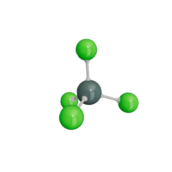 3D model of Tin tetrachloride