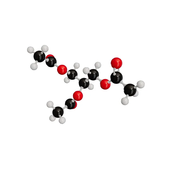 3D model of Triacetin