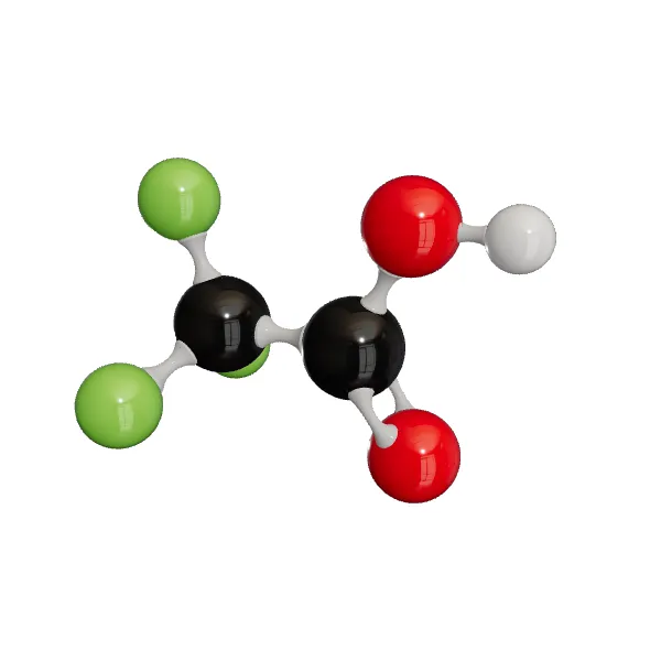 3D model of Trifluoroacetic acid